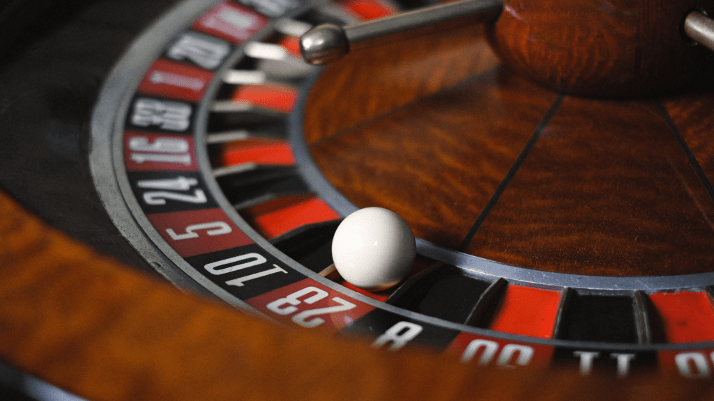 a roulette wheel