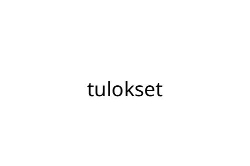 tulokset