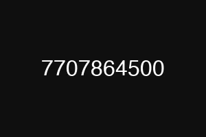 7707864500
